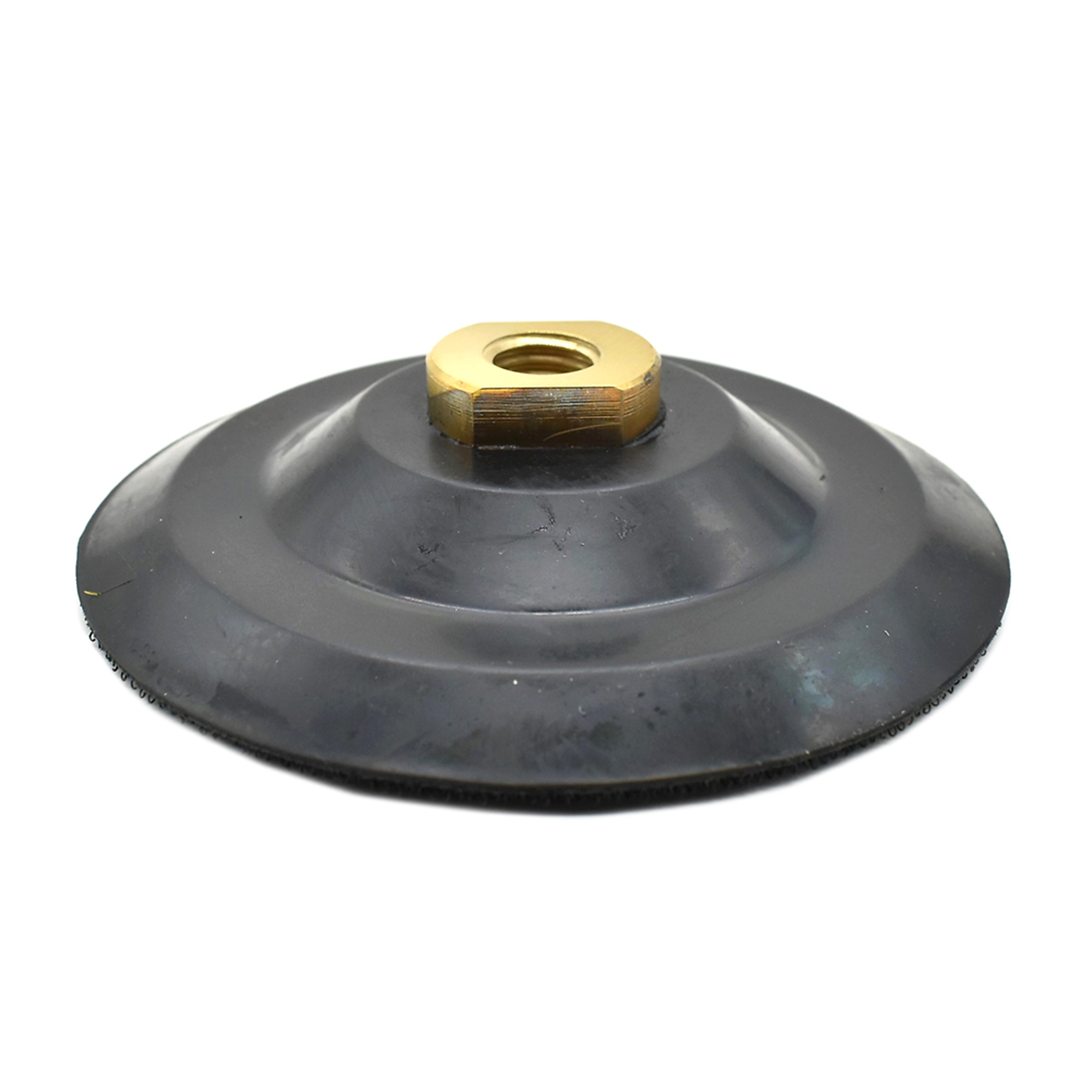 Specialty Diamond PP50 5 Inch Rubber Backing Pad with Hook & Loop and 5/8 Inch-11 Female Brass Nut (5PADADAPT)